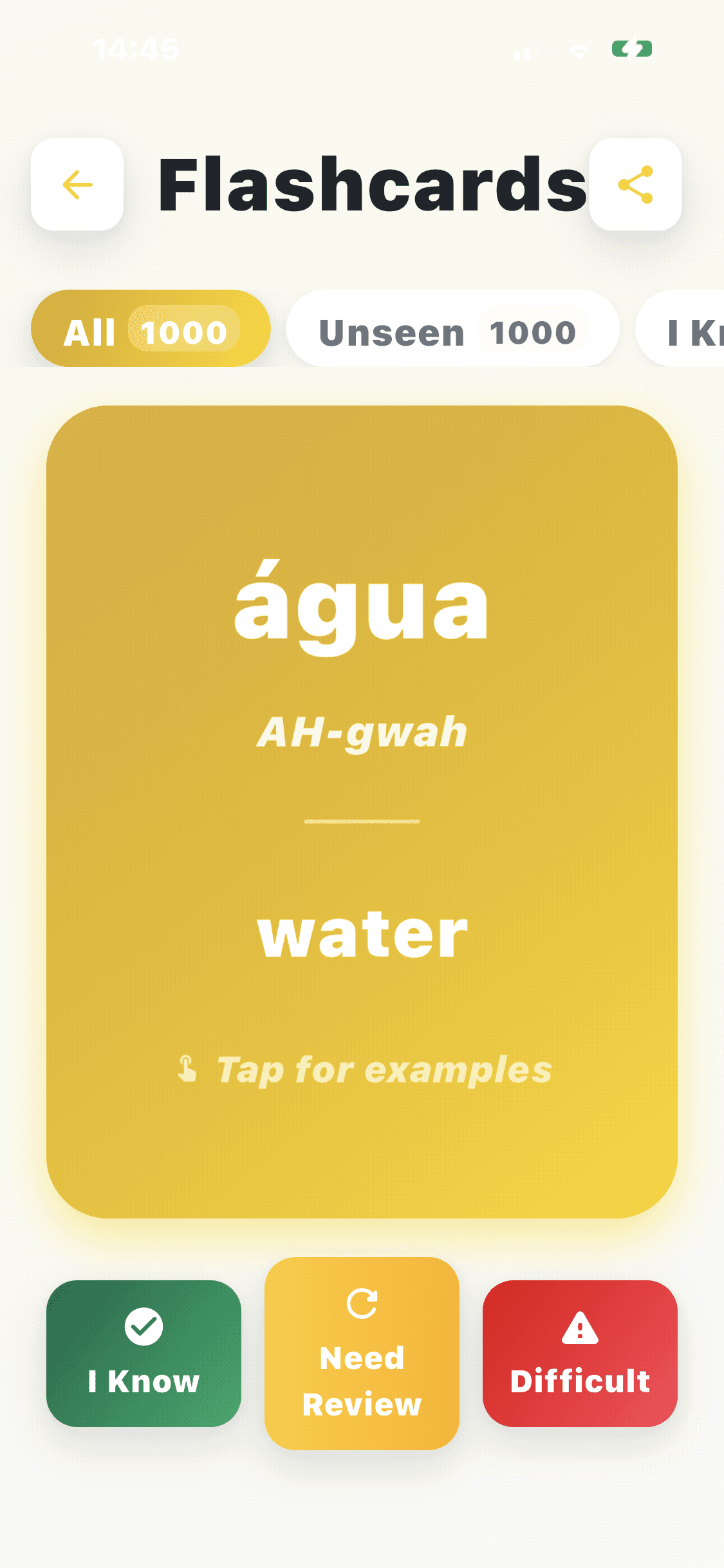 European Portuguese flashcards for vocabulary learning