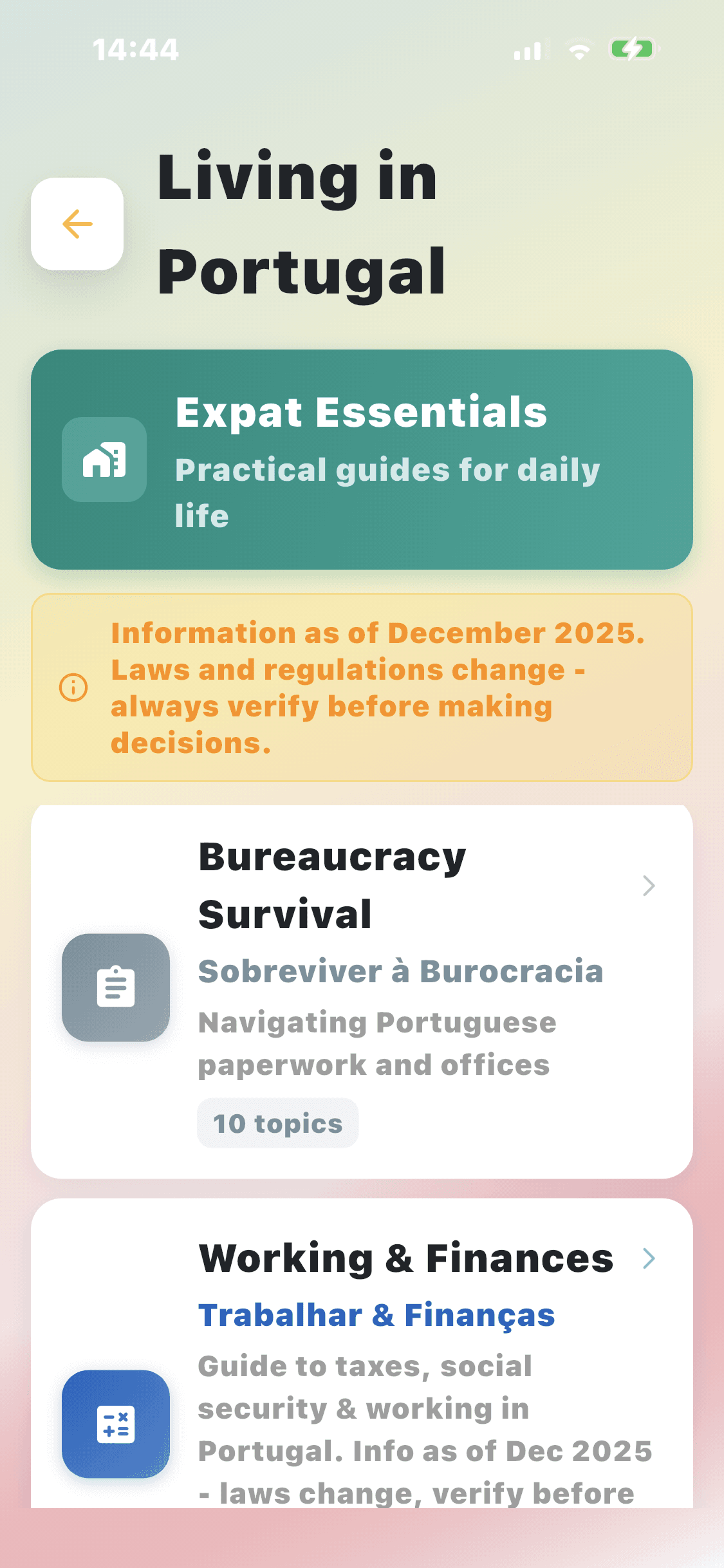 Living in Portugal guide - AIMA visa immigration information